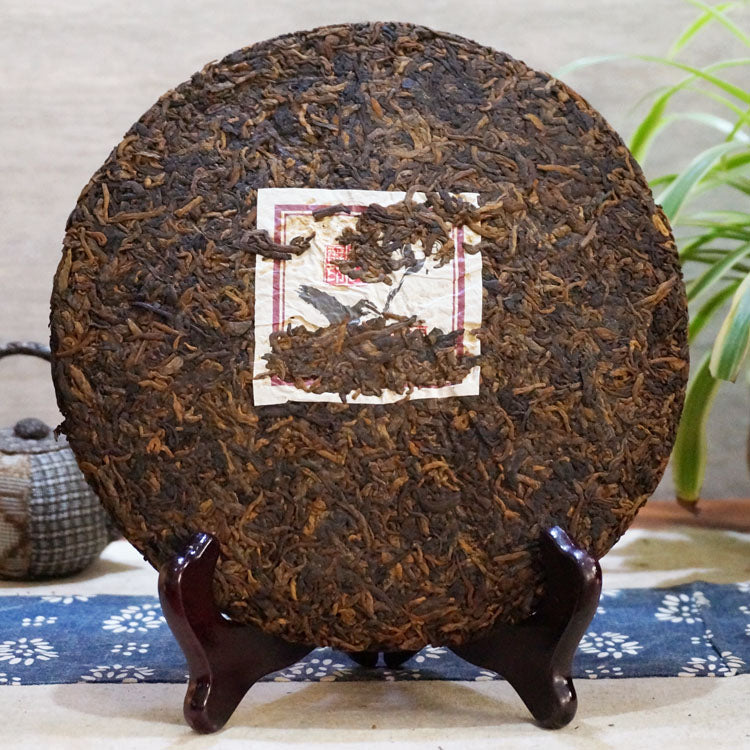 2012 MengKu RongShi "Gong Ting" (Palace) Cake 400g Puerh Ripe Tea Shou Cha