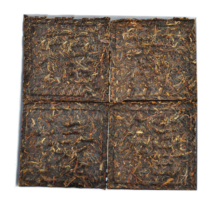 2012 XiaGuan "Fu Lu Shou Xi" (4 Fortunes) Brick 250g*4pcs Puerh Sheng Cha Raw Tea