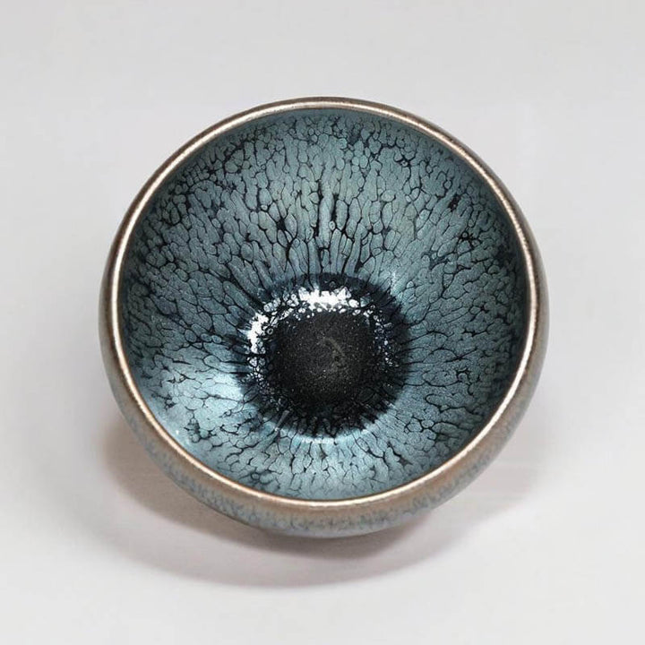 Tenmoku JIanzhan 8 Glaze Drips Tea Cup