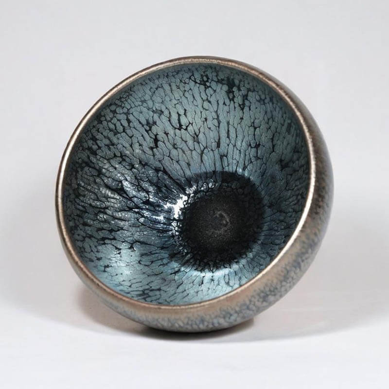 Tenmoku JIanzhan 8 Glaze Drips Tea Cup