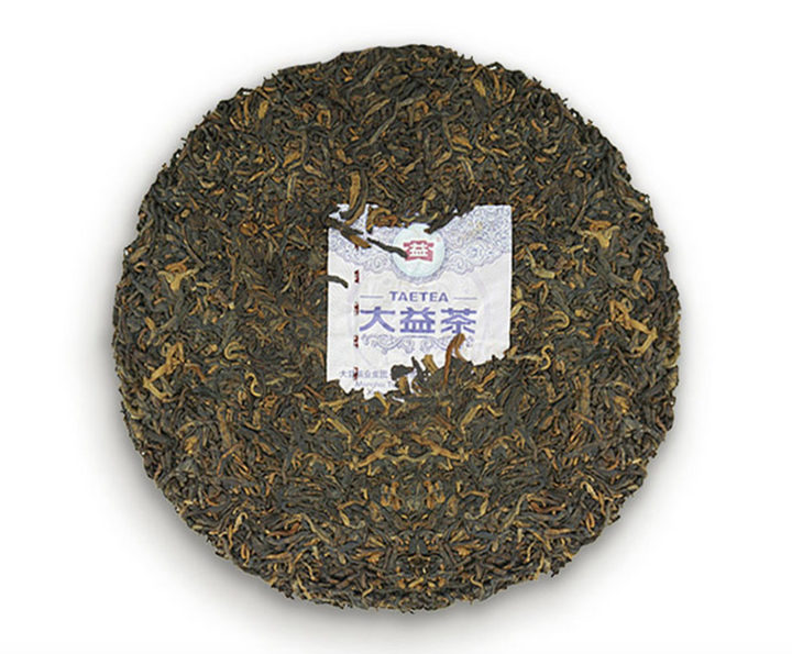 2017 DaYi "Jin Zhen Bai Lian" (Golden Needle White Lotus) Cake 357g Puerh Shou Cha Ripe Tea