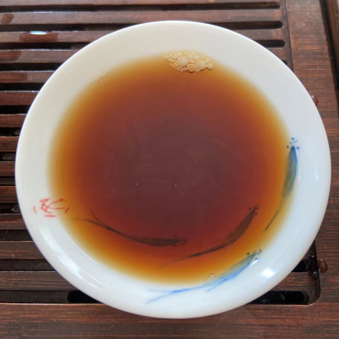80's Wuzhou "Liu Bao"(Liubao A+ Grade) 850g Loose Leaf Dark Tea, Guangxi Province.