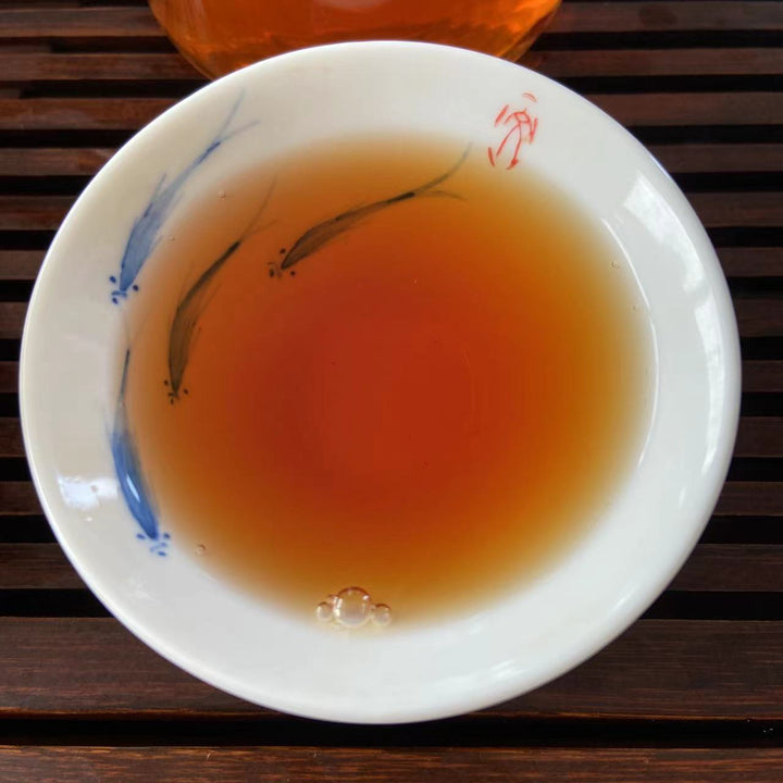 2005 NanQiao "Lan Kong Que" (Blue Peacock - 502 Batch) Cake 357g Puerh Sheng Cha Raw Tea, Meng Hai
