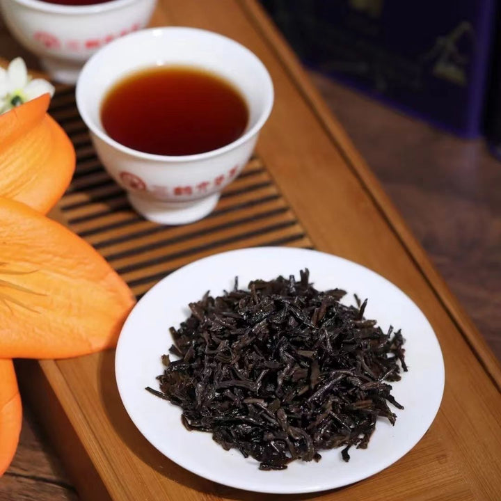 2024 Sanhe "Liu Bao - Ya Yun - Te Ji" (Liubao - Elegant Charm - Special Grade) Loose Leaf, 200g/Tin Dark Tea,  Wuzhou, Guangxi