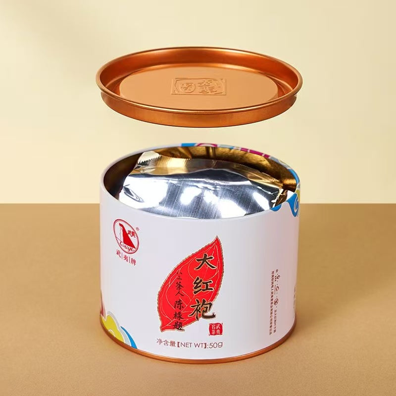 2024 / 2025 Wuyi Star "Da Hong Pao - Jing Dian Lao Wei Dao" (Dahongpao - Classic Flavor) 1st Grade, Light Roasted, 50g/Tin, Wuyi Yancha, Rock / Cliff Oolong Tea