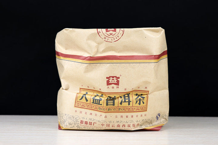 2007 DaYi "Hou Pu Bing" (Thick Puer Cake) 500g Puerh Shou Cha Ripe Tea