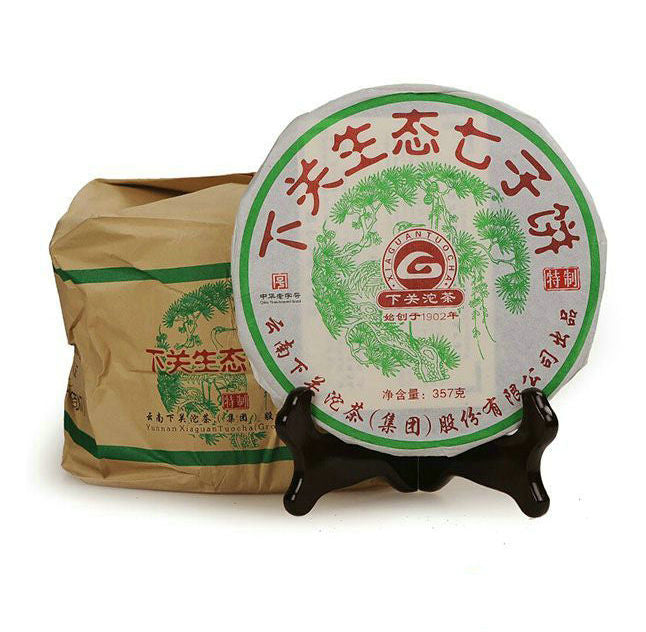 2014 XiaGuan "Sheng Tai Qi Zi" (Organic 7 Cakes) 357g Puerh Sheng Cha Raw Tea
