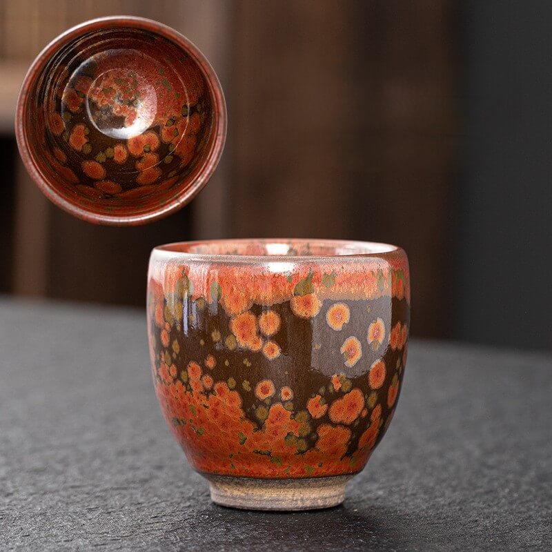 Phoenix Jianzhan Tenmoku Porcelain Tea Cup