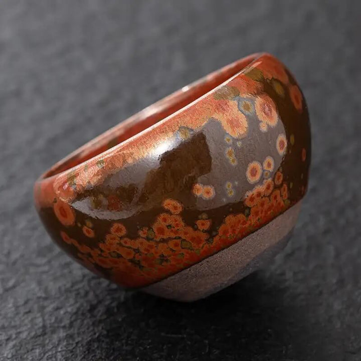 Phoenix Jian Zhan Tenmoku Glaze Tea Bowl