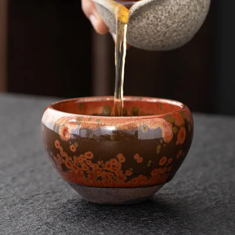 Phoenix Jian Zhan Tenmoku Glaze Tea Bowl