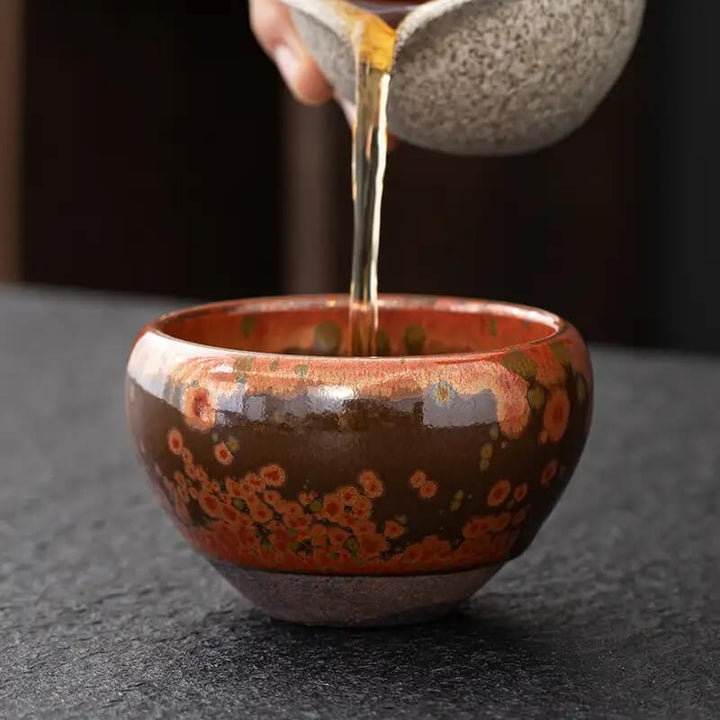 Phoenix Jian Zhan Tenmoku Glaze Tea Bowl