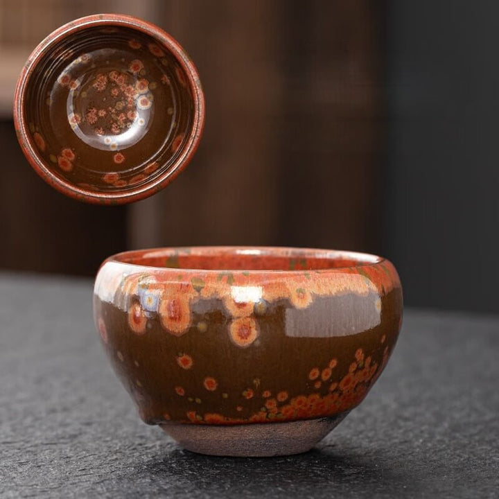 Phoenix Jian Zhan Tenmoku Glaze Tea Bowl