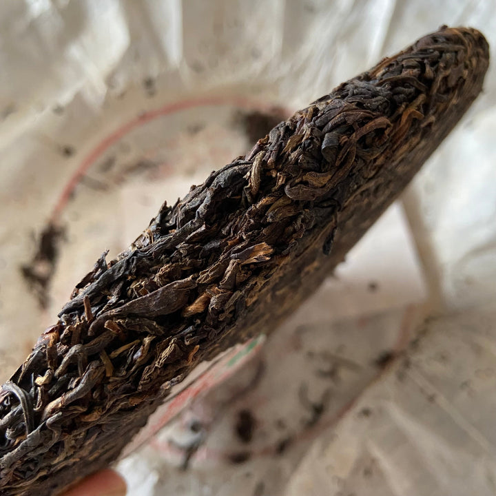2002 CNNP Puerh "7532" (Green Mark) 1st Batch Cake 357g Puerh Sheng Cha Raw Tea