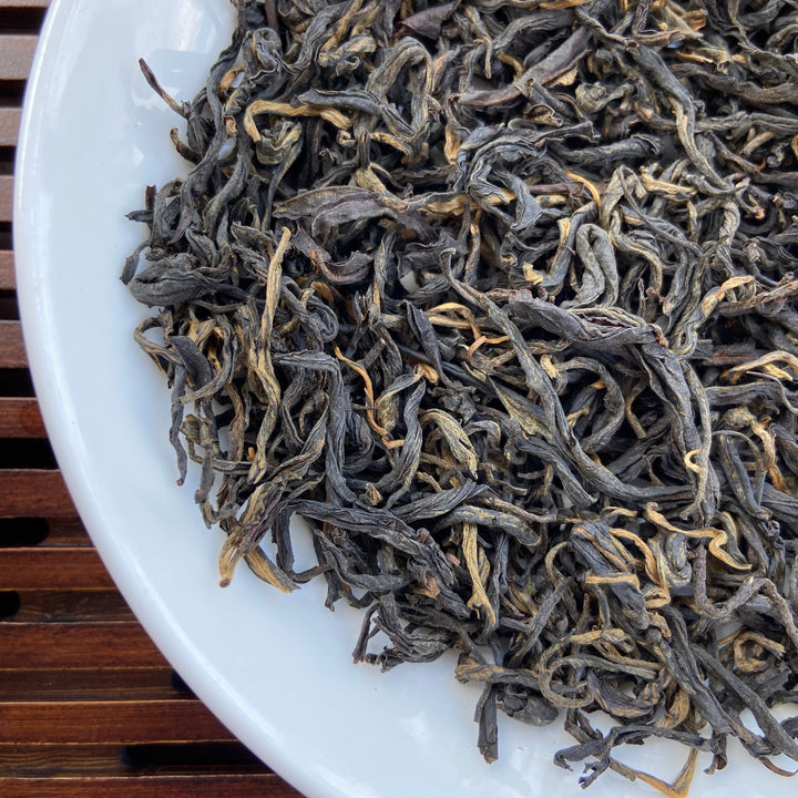 2024 Black Tea "Shai Hong" (Hong Cha - Sun Dried), A Grade Loose Leaf Tea, Dian Hong, FengQing, Yunnan