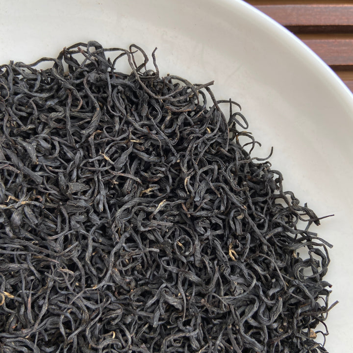 2024 Early Spring Black Tea "Jiu Qu Hong Mei" (Jiuqu Red Plum) A+ Grade, Long Jing Material, Hong Cha, ZheJiang Province