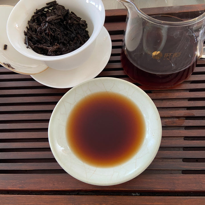 2012 TuLinFengHuang "Qiao Mu - Jin Hao" ( Arbor - Golden Buds) Cake 125g *4pcs  Puerh Shou Cha Ripe Tea