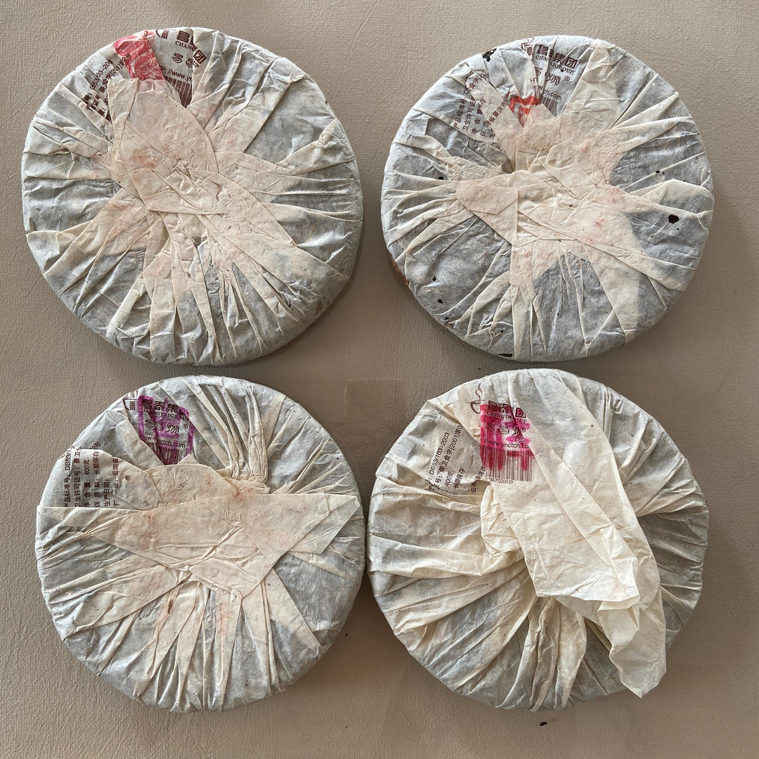 2005 ChangTai "Chang Tai Hao - Meng Hai Qiao Bing - Fu" (Menghai Arbor Cake - Rich) Cake 400g Puerh Raw Tea Sheng Cha
