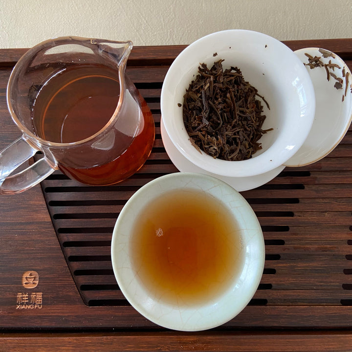 2005 NanQiao "Qiao Mu Ye Sheng - Yin Zhen Gong Bing" (Wild Arbor - Silver Needle Tribute Cake) 250g Puerh Raw Tea Sheng Cha, Meng Hai