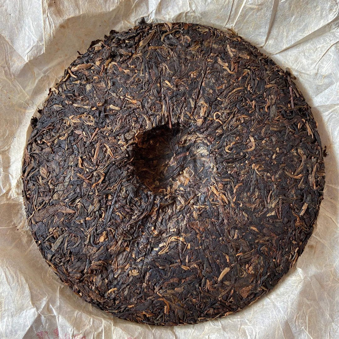 2006 NanQiao "De He Xing - Jia Ji Yin Cha" (DX - 1st Grade Mark) 601 Batch Cake 357g Puerh Raw Tea Sheng Cha, Meng Hai