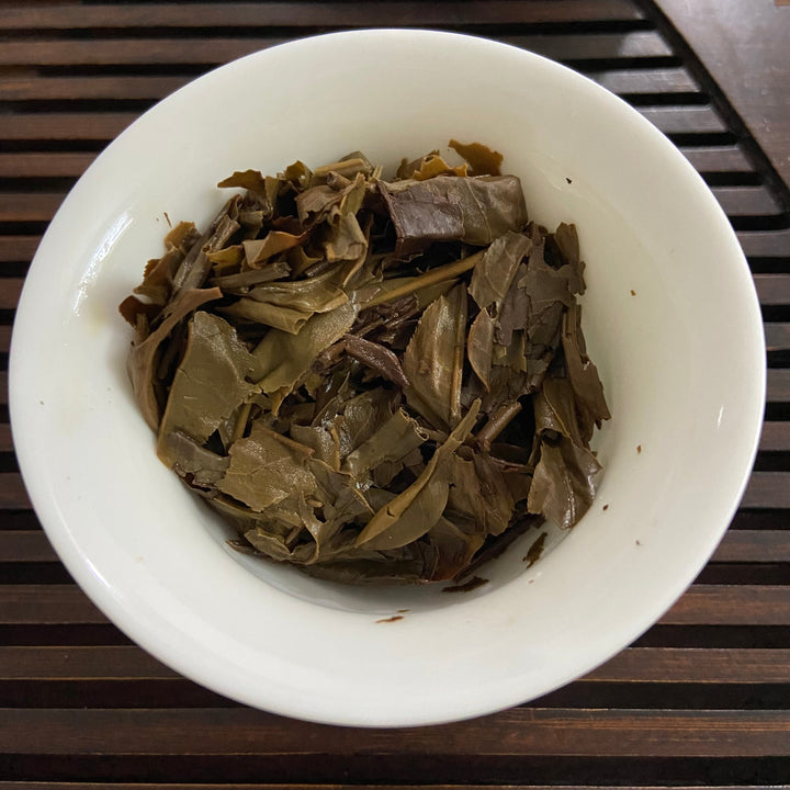2006 NanQiao ShuangShiHao "De He Xin - Qiao Mu Sheng Tai " (Arbor Tree Organic Tea) 601 Batch Cake 357g Puerh Raw Tea Sheng Cha, Meng Hai