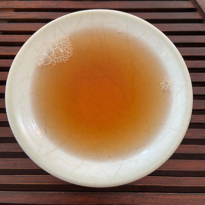 2007 LiMing "Bu Lang Shan - Qiao Mu Gu Shu - Nv Er Gong Bing" (Bulang Mountain - Ancient Arbor Tree) Cake 357g Puerh Raw Tea Sheng Cha