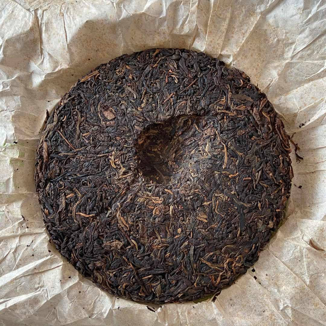 2005 LaoTongZhi “Meng Hai Qiao Mu” (Menghai Arbor) Cake 357g Puerh Sheng Cha Raw Tea