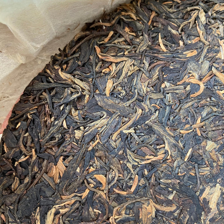 2003 LiMing "33201 Meng Hai Zao Chun Qiao Mu" (Menghai Early Spring Arbor Tree) Cake 357g Puerh Sheng Cha Raw Tea