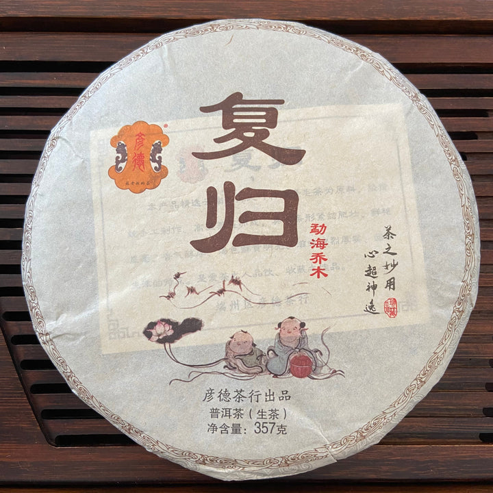 2020 TMK “Fu Gui - Meng Hai Qiao Mu” (Returning- Menghai Arbor Tree ) 357g Puerh Raw Tea Sheng Cha