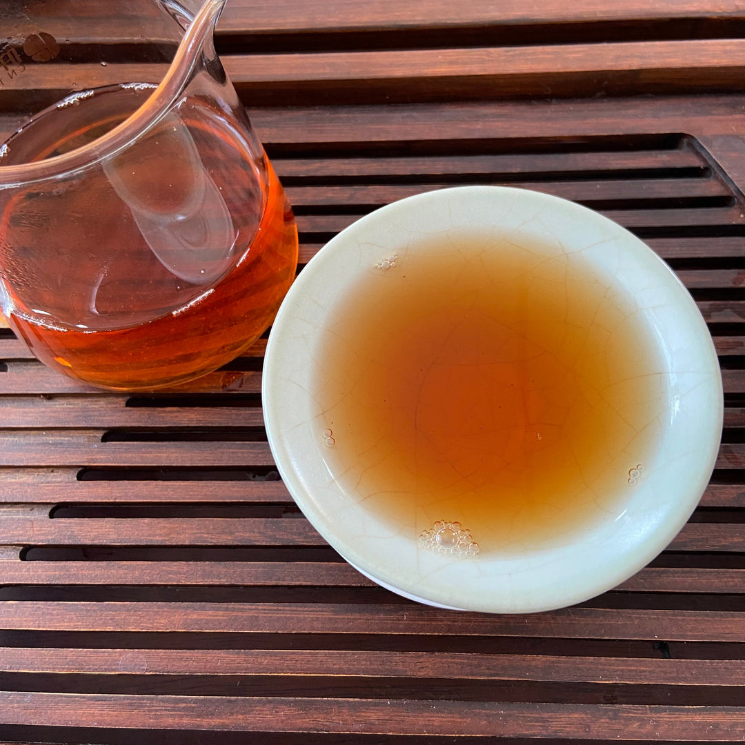 2003 LiMing "33201 Meng Hai Zao Chun Qiao Mu" (Menghai Early Spring Arbor Tree) Cake 357g Puerh Sheng Cha Raw Tea