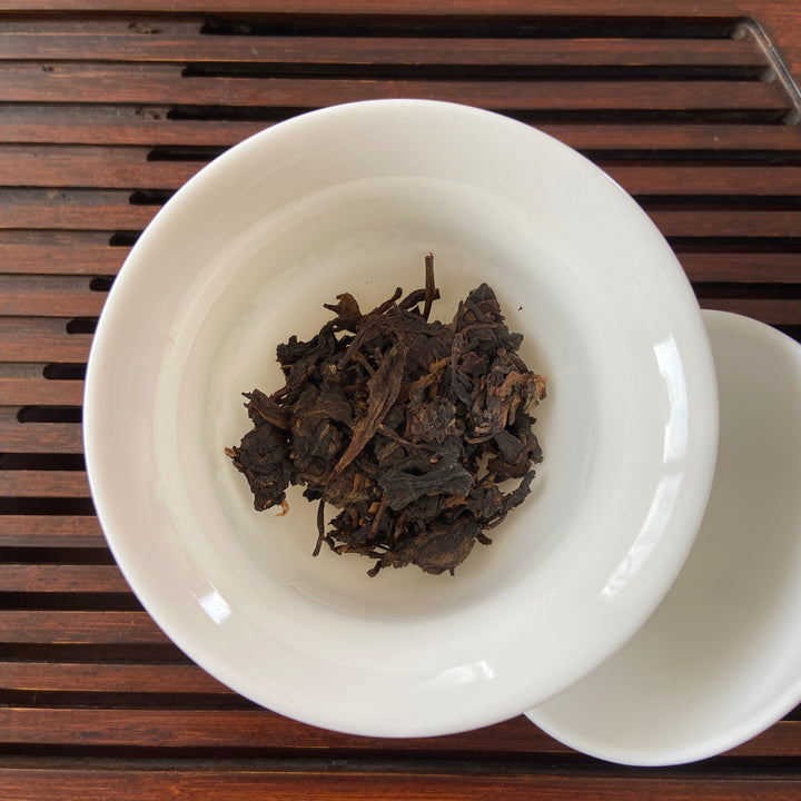 2005 NanQiao "Lan Kong Que" (Blue Peacock - 502 Batch) Cake 357g Puerh Sheng Cha Raw Tea, Meng Hai