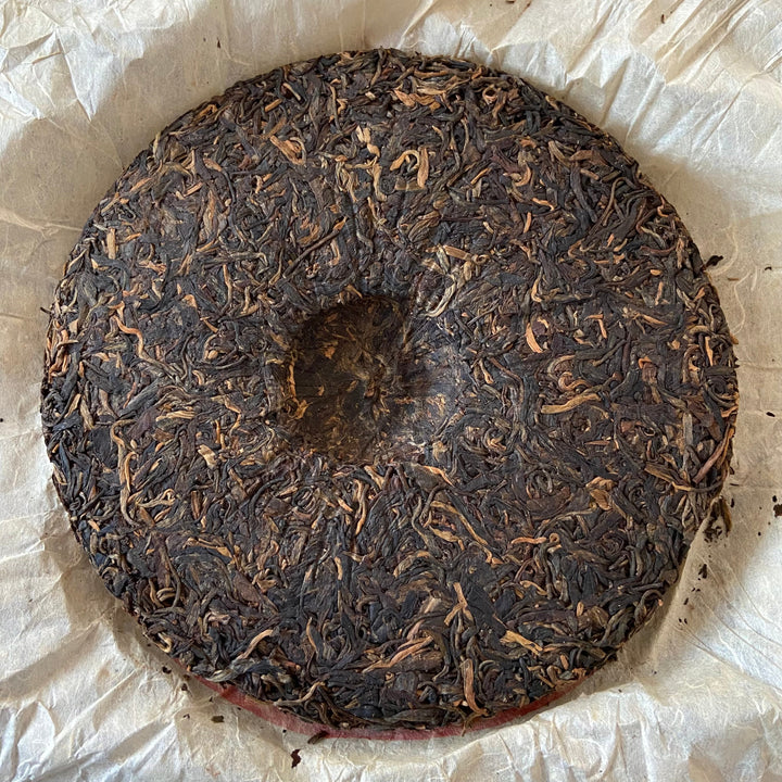 2003 LiMing "33201 Meng Hai Zao Chun Qiao Mu" (Menghai Early Spring Arbor Tree) Cake 357g Puerh Sheng Cha Raw Tea