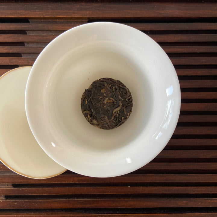 2005 Liming "Zhu Tong Yuan Cha" (Bamboo Tube Mini Cake) 150g Puerh Sheng Cha Raw Tea