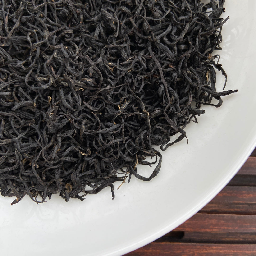 2024 Early Spring Black Tea "Jiu Qu Hong Mei" (Jiuqu Red Plum) A+ Grade, Long Jing Material, Hong Cha, ZheJiang Province