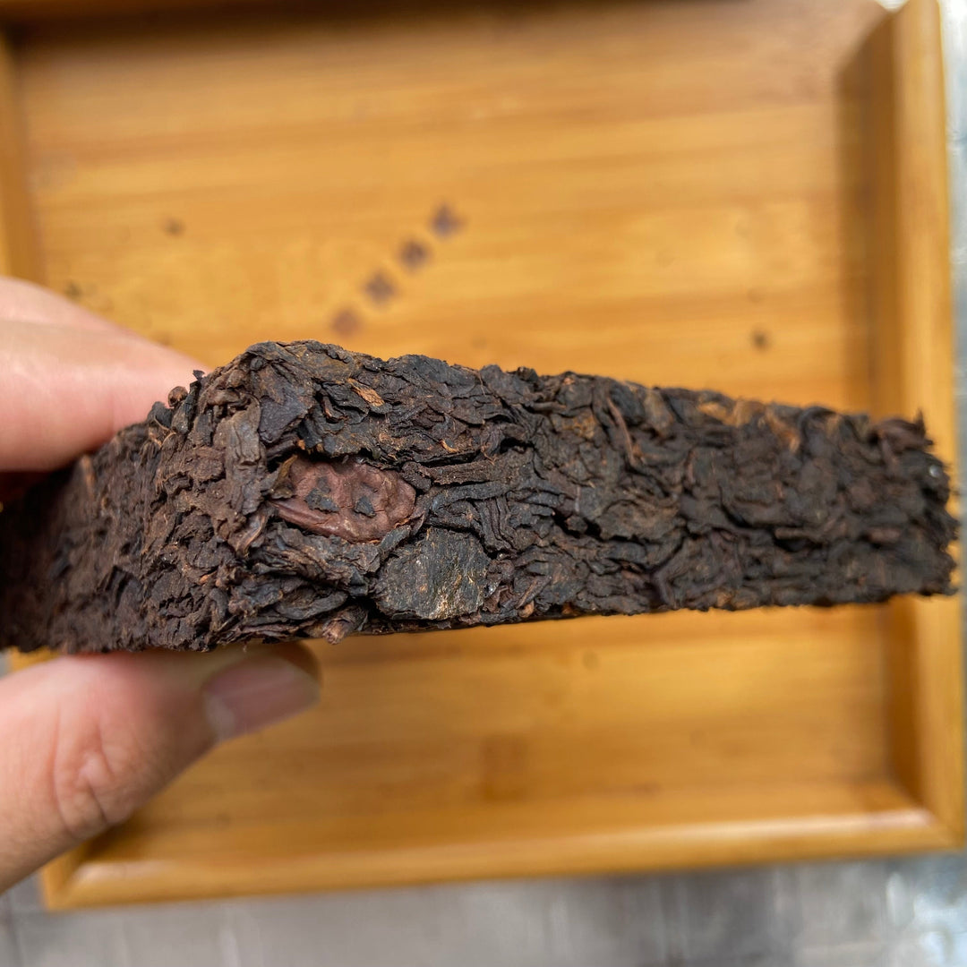 2004 LaoTongZhi "Cha Zhuan - Zhu Pi Cha" (Tea Brick - Bamboo Neifei) 250g Puerh Ripe Tea Shou Cha
