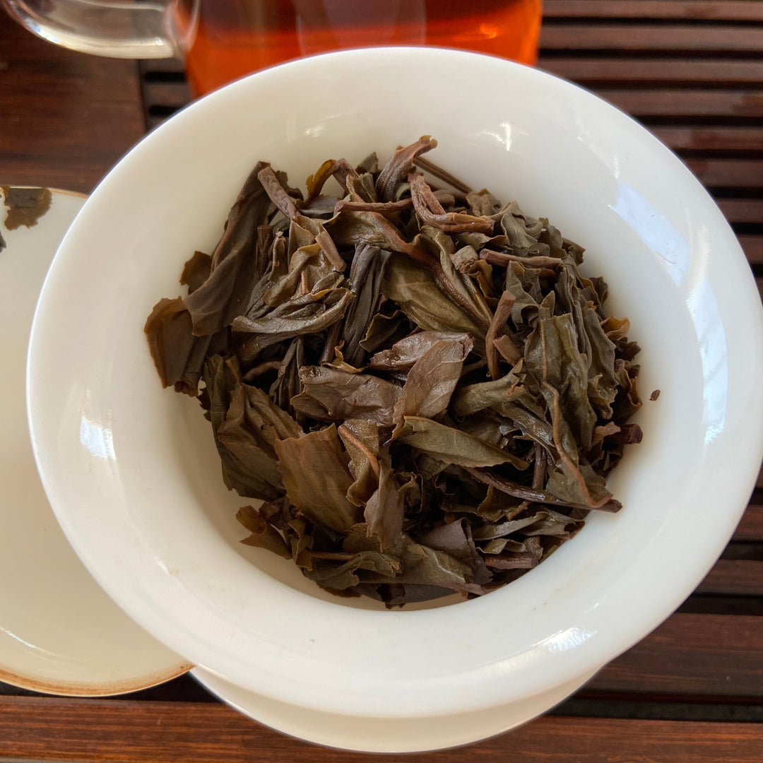 2008 PuWen “Lao Shu Bing Cha" (Old Tree Cake Tea) 357g Puerh Raw Tea Sheng Cha - YunYa