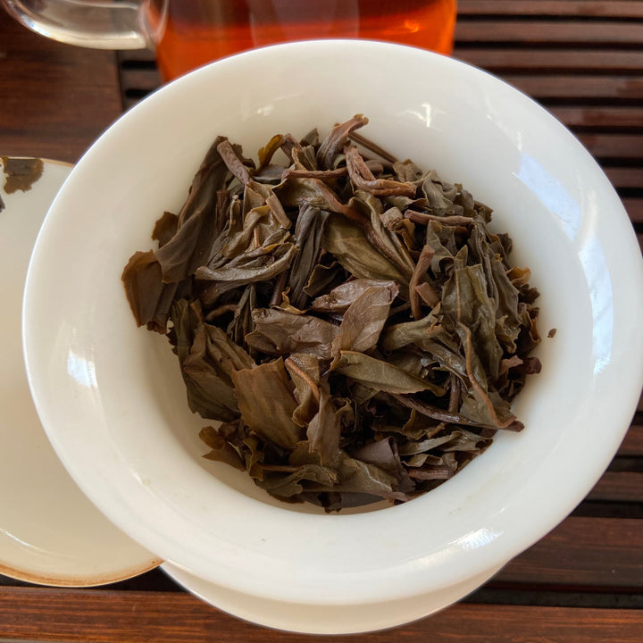 2008 PuWen “Lao Shu Bing Cha" (Old Tree Cake Tea) 357g Puerh Raw Tea Sheng Cha - YunYa