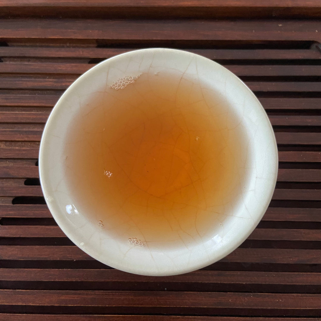 2005 LaoTongZhi "Nong Xiang Xing" (Thick Flavor - Wave Pattern) Cake 400g Puerh Sheng Cha Raw Tea
