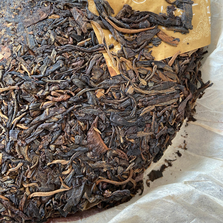 2005 ChangTai "Chang Tai Hao - Meng Hai Qiao Bing - Ji" (Menghai Arbor Cake - Bulang) 400g Puerh Raw Tea Sheng Cha