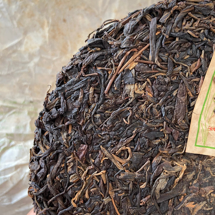 2005 LaoTongZhi “Meng Hai Qiao Mu” (Menghai Arbor) Cake 357g Puerh Sheng Cha Raw Tea