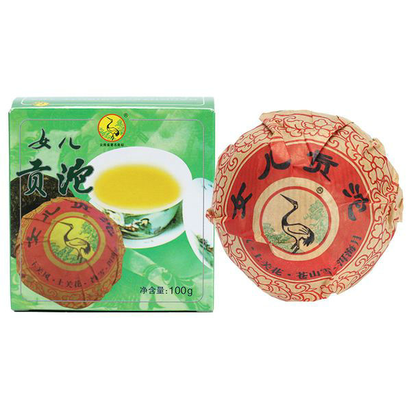 2009 XiaGuan "Nv Er Gong Tuo" (Girl's Tribute Tea) 100g Puerh Sheng Cha Raw Tea