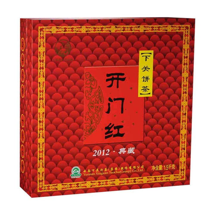 2012 XiaGuan "Kai Men Hong" (Luckiness) Cake 1500g Puerh Sheng Cha Raw Tea