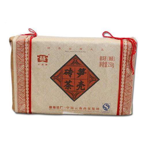 2007 DaYi "Sun Ke Shu Zhuan" (Bamboo Ribe Brick) Tuo 250g Puerh Shou Cha Ripe Tea