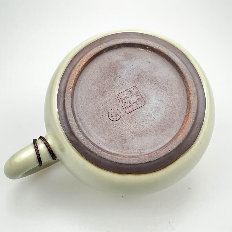 White Nacre Tenmoku JianZhan Gongfu Teapot